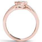 Sparkling Yaffie Rose Gold Diamond Ring with 1/3ct TDW – A Fashionable Statement