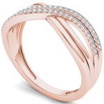 Rose Gold Yaffie Diamond Ring - 1/6ct TDW Fashion