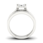 Bridal Bliss: Yaffie Cluster Diamond Set in White Gold, 1/2ct TDW