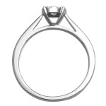 Sparkling Yaffie Diamond Ring in White Gold with 1/4ct TDW