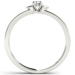 Yaffie 1/5ct TDW Diamond Engagement Ring in Timeless White Gold
