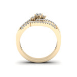 Yaffie Gold Diamond Bridal Set: Timeless Elegance, 1/3ct TDW