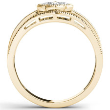 Yaffie Gold Ring with 1/3ct Diamond - A Joyful Elegance to Cherish