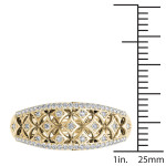 Shine Bright with Yaffie Gold Dazzling 1/5ct TDW Diamond Ring