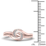 Yaffie Fashion Ring with Double Split Shank, Adorned with 1/20ct TDW Diamonds