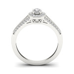 Sparkling love: Yaffie Halo Diamond Engagement Ring