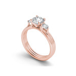 Golden Yaffie: 1.5ct Three-Stone Diamond Anniversary Ring