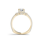 Exquisite Yaffie Gold Engagement Ring with 1 1/4ct TDW Diamonds
