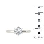 Capture Hearts with Yaffie 1ct TDW Diamond Solitaire Engagement Ring