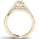 Gold Princess Diamond Ring with 1ct TDW - Yaffie
