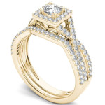 Regal Princess Cut Diamond Ring - 1ct TDW Yaffie Gold