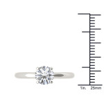 Sparkling Yaffie 0.75ct Diamond Engagement Ring with Lustrous Design