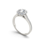 Yaffie Promise Bridal Ring - A Blooming Beauty adorned with Gold and Glittering Diamonds