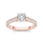 Engage in Grace with Yaffie 1 1/4ct TDW Rose Gold Diamond Ring