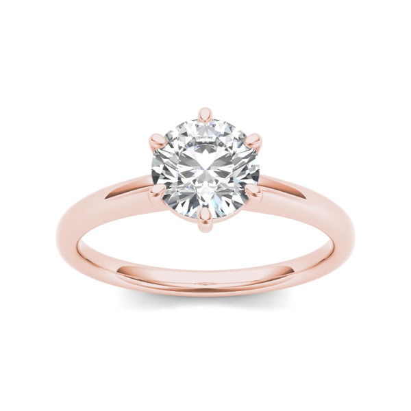 Yaffie Radiant Rose Gold Diamond Engagement Ring - A Timeless Classic