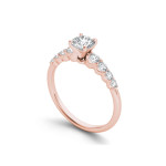 Yaffie Timeless Diamond Engagement Ring - 3/4ct TDW in Chic Rose Gold