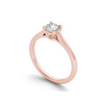 Elevate your love story with Yaffie timeless Rose Gold diamond ring