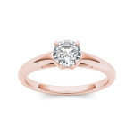 Rose Gold Diamond Engagement Ring - Yaffie Timeless Beauty