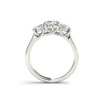 Yaffie triple diamond anniversary ring in white gold boasting a 1 1/2ct TDW.