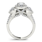 White Gold Diamond 3-Stone Anniversary Ring (1.625ct) by Yaffie
