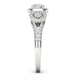 White Gold Diamond 3-Stone Anniversary Ring (1.625ct) by Yaffie