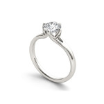 Yaffie Exquisite White Gold Diamond Engagement Ring: 1ct TDW