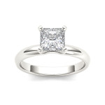 Yaffie Princess-cut Diamond Ring in White Gold - Perfect for Proposal