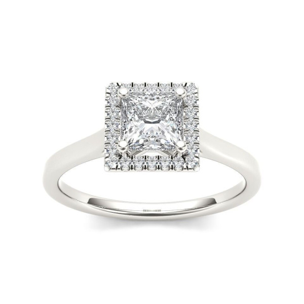 Yaffie Royal White Gold Ring with 1ct Princess Cut Diamond – Perfect for your Proposal