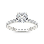 Sparkling Yaffie White Gold Diamond Engagement Ring with 2.5ct Total Diamond Weight