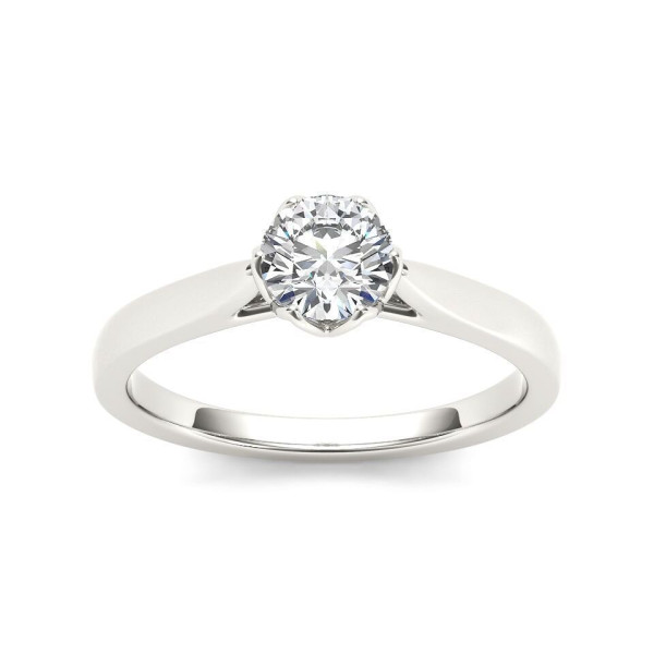 Yaffie White Gold Diamond Engagement Ring - Exquisite and Timeless