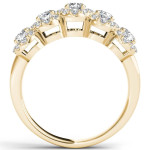 Halo Diamond Ring in Yaffie Gold with 1.1ct Total Diamond Weight