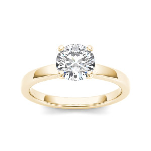 Captivate With Yaffie Gold 1ct Diamond Engagement Ring
