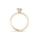 Classic 1ct TDW Diamond Engagement Ring in Yaffie Gold