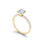 Classic 1ct TDW Diamond Engagement Ring in Yaffie Gold