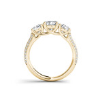 Anniversary Bliss Three-Stone Diamond Ring by Yaffie Gold – 2.25ct TDW