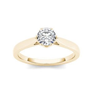 Elevate Your Proposal: Yaffie Gold Diamond Engagement Ring