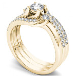 Yaffie Gold: A Diamond Solitaire Set Perfect for the Bride (0.75ct TDW)