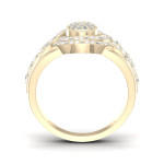 Diamond Cluster Ring with 1/6ct TDW by Yaffie