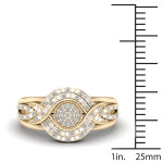 Diamond Cluster Ring with 1/6ct TDW by Yaffie