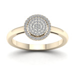Sparkle with Yaffie Diamond Halo Engagement Ring