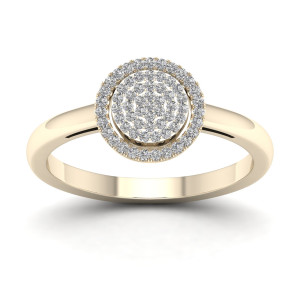 Sparkle with Yaffie Diamond Halo Engagement Ring
