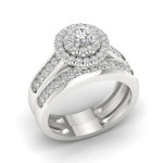 Sparkle in Style: Yaffie Double Halo Diamond Bridal Ring