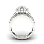 Sparkle in Style: Yaffie Double Halo Diamond Bridal Ring