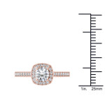 Introducing Yaffie Gold Celestial 3/4ct Diamond Halo Engagement Ring