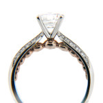 Designer Diamond Engagement Ring by Yaffie Demarco - White Gold & 1ct TDW