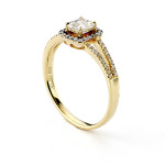 Cocktail Ring with 5/8ct TDW Yellow Diamonds, Supporting a Cause