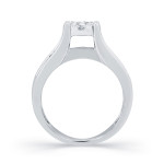Sparkling Yaffie White Gold Engagement Ring with 1 1/6ct TDW Diamond Halo
