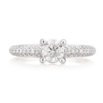 Elevate the Moment with Yaffie White Gold Diamond Ring, 1 1/4ct TDW in a Box - G-H/SI-I1