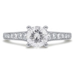 Surprise Her with Yaffie Stunning White Gold Diamond Engagement Ring