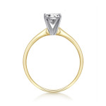 Yaffie White & Gold 1/4ct TDW Diamond Engagement Ring